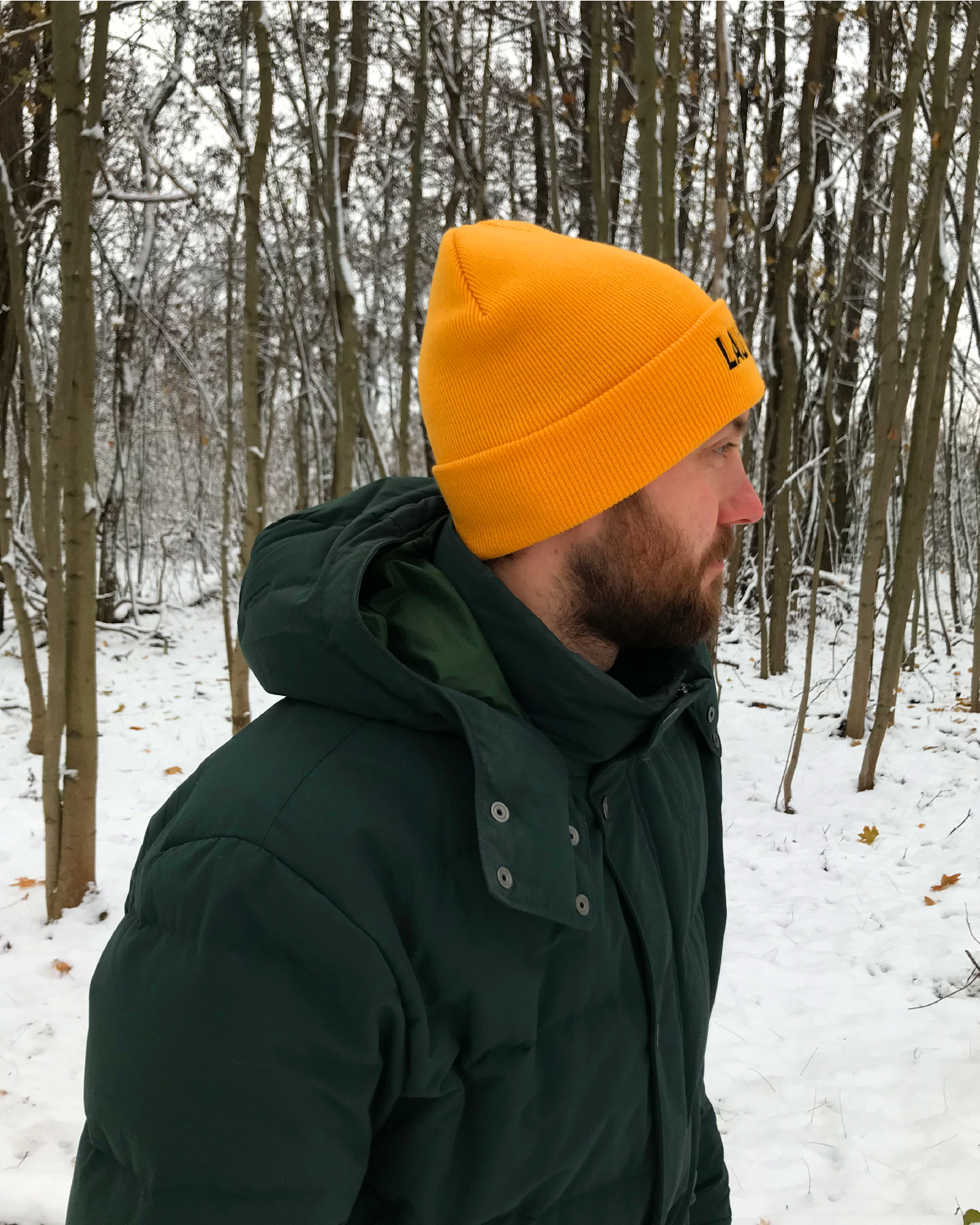 Beanie Mütze LAUSITZ gelb