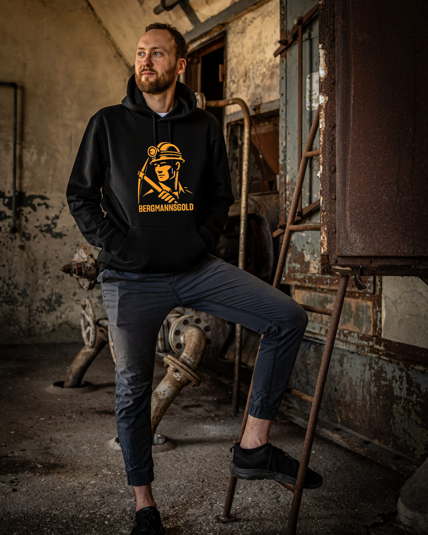 Hoodie KUMPELSTOLZ unisex schwarz