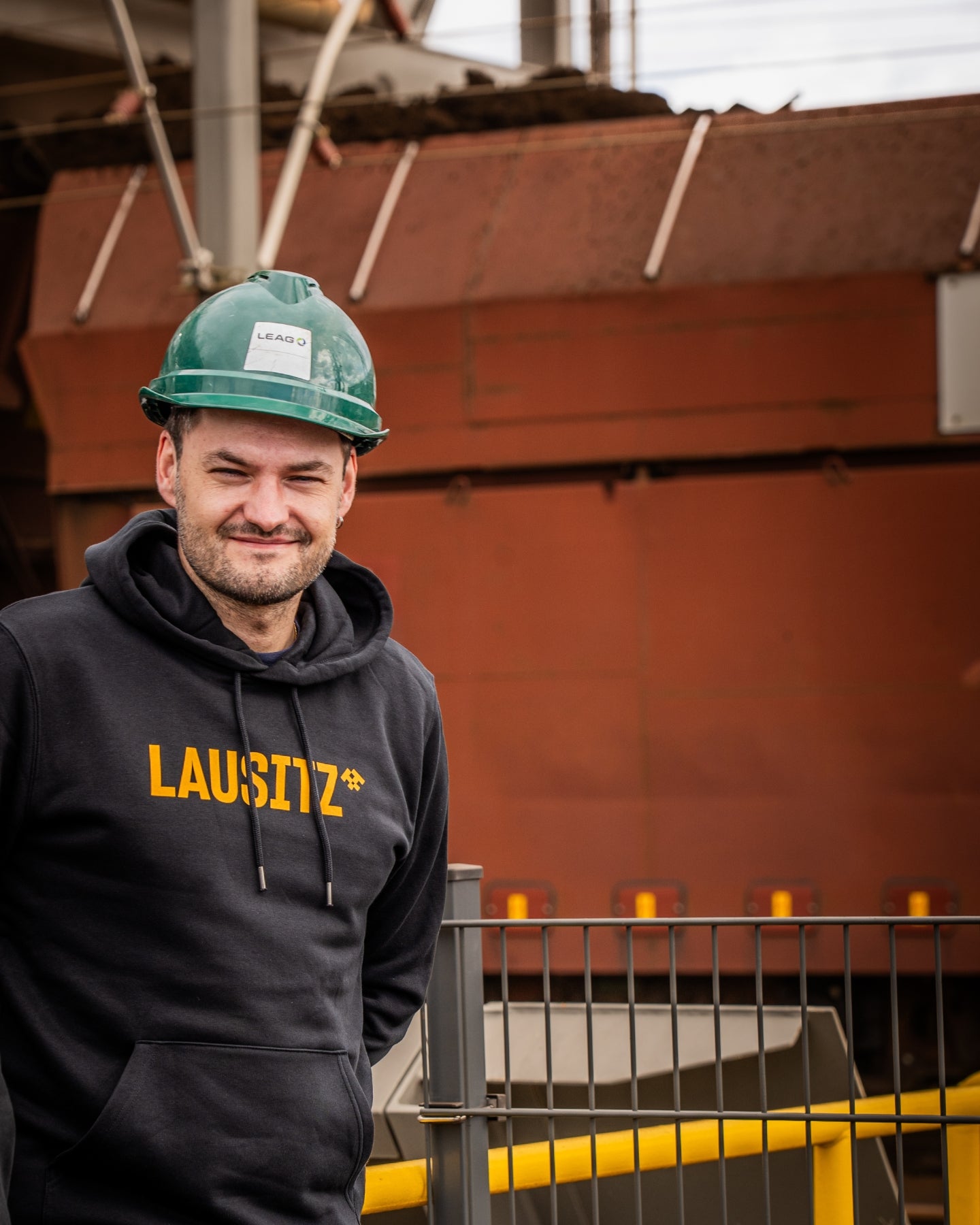 Hoodie LAUSITZ unisex schwarz