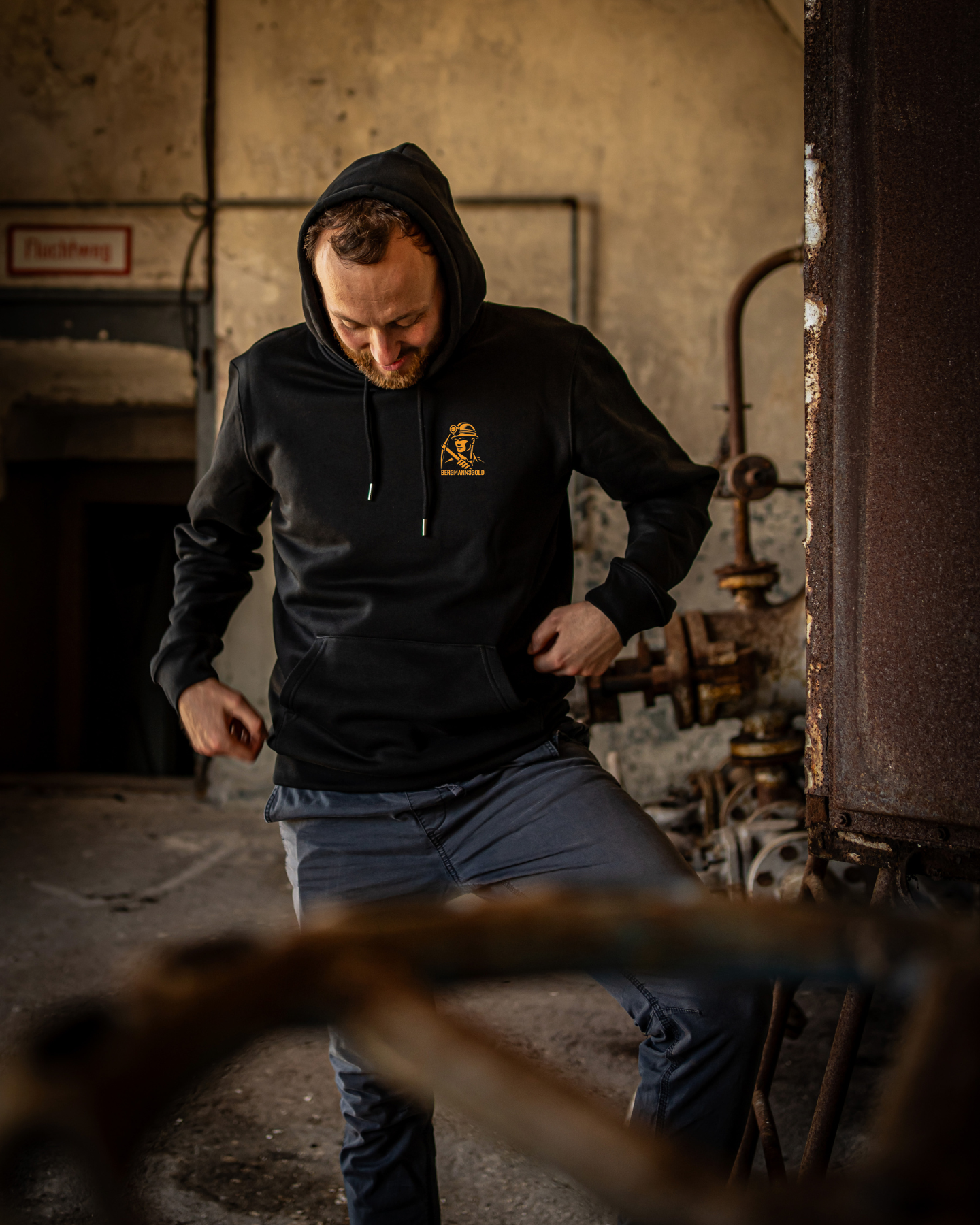 Hoodie KUMPELHERZ unisex schwarz