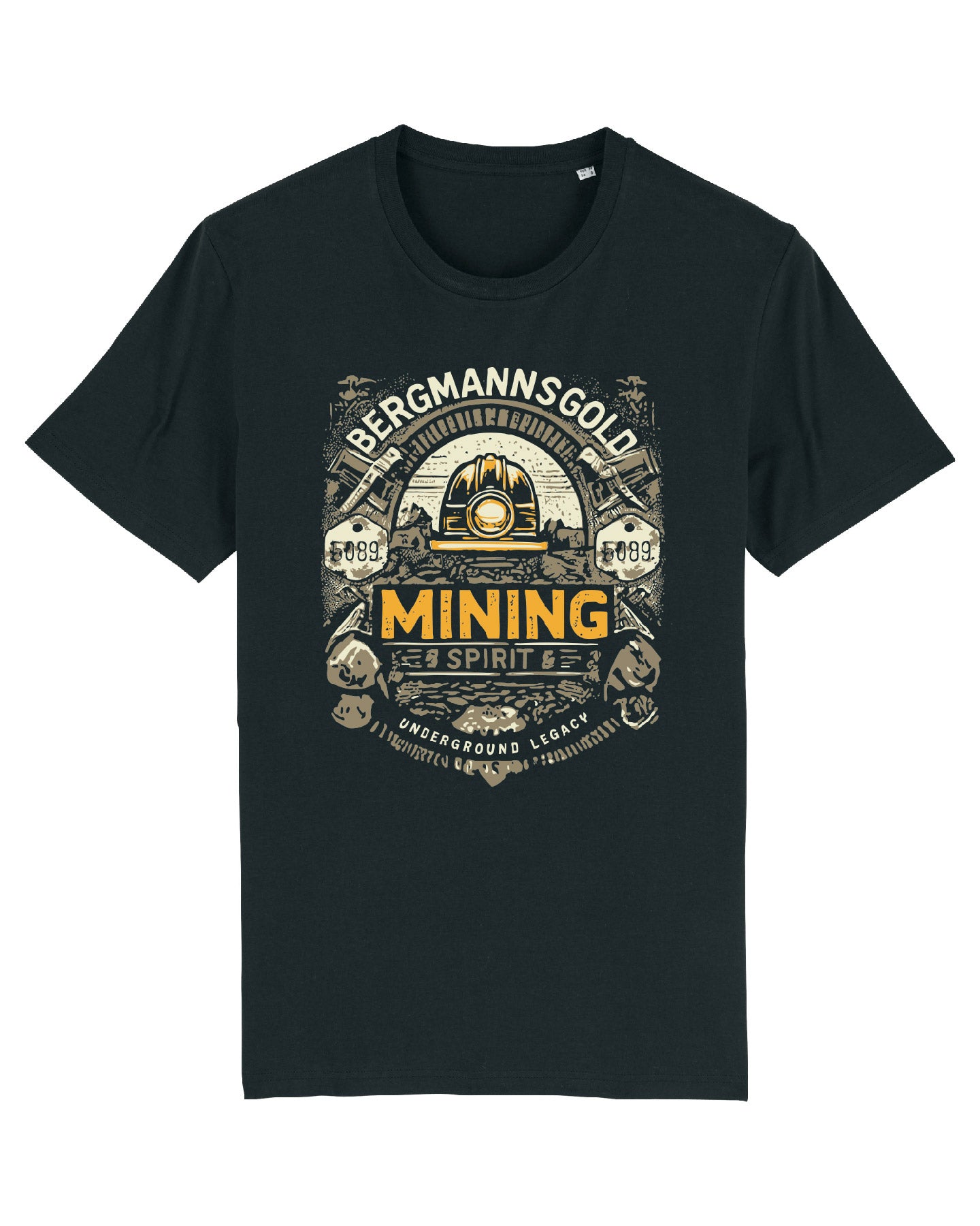 T-Shirt Herren MINING schwarz