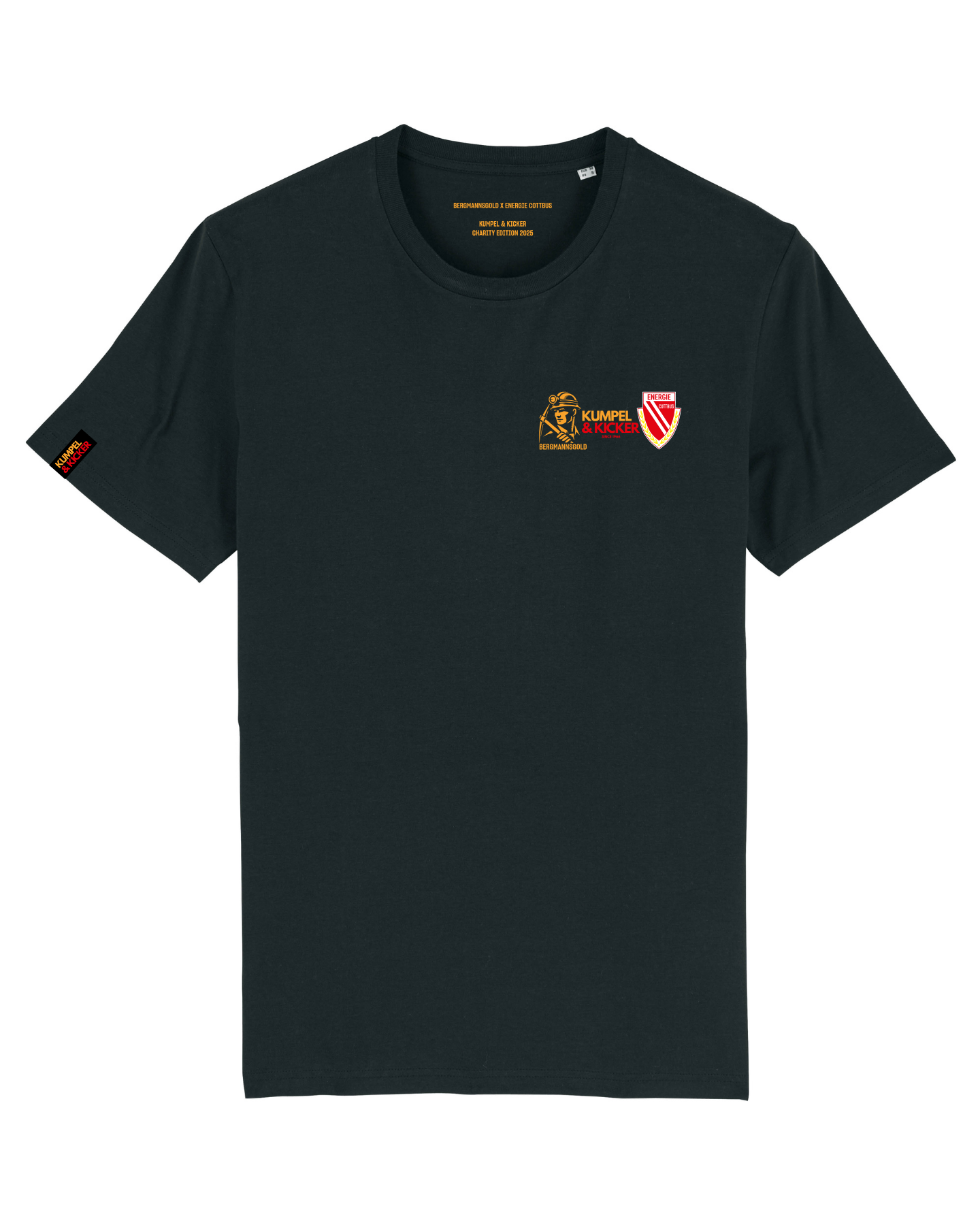 T-Shirt KUMPEL & KICKER - BERGMANNSGOLD X ENERGIE COTTBUS - Erwachsene