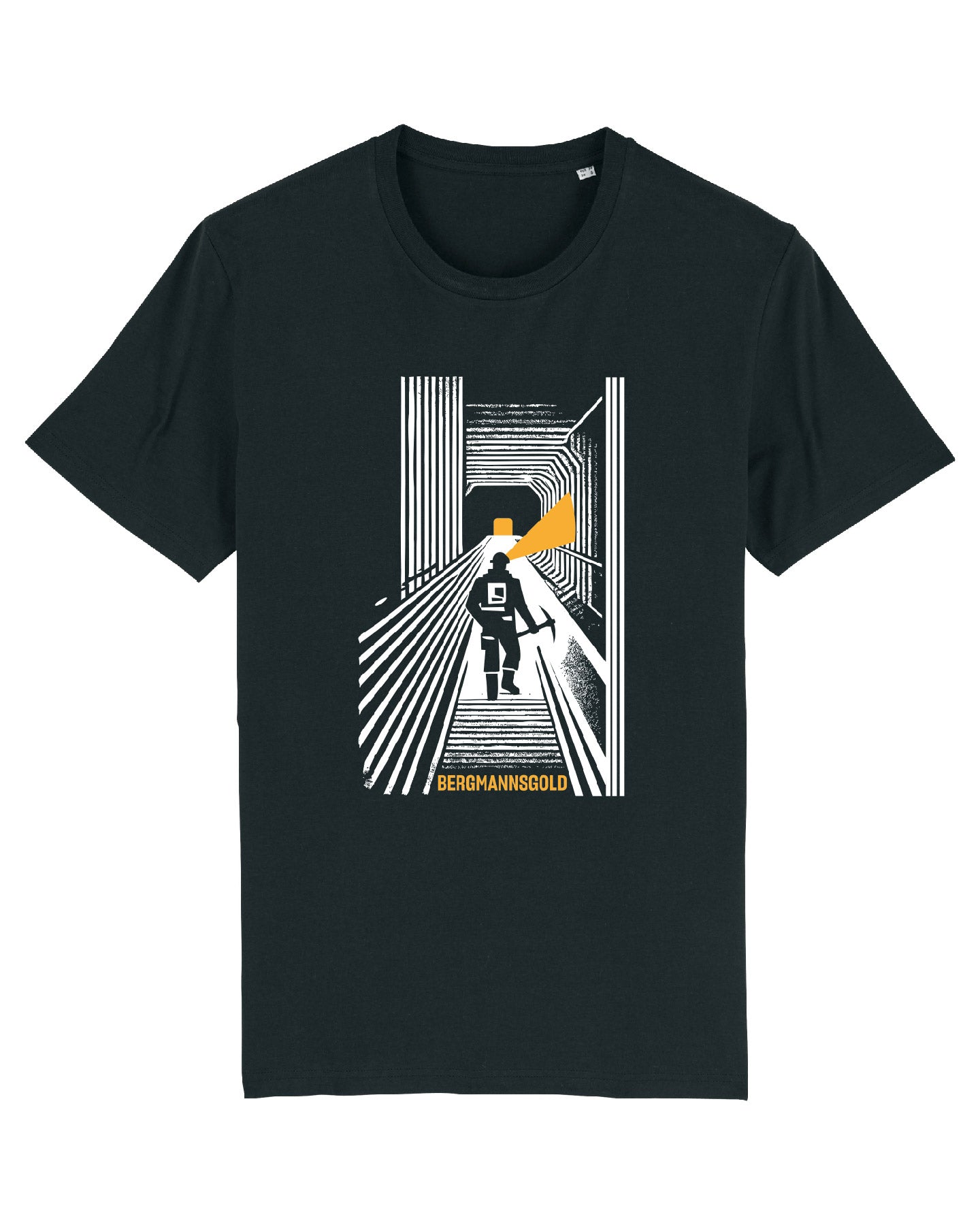 T-Shirt Herren STOLLEN schwarz