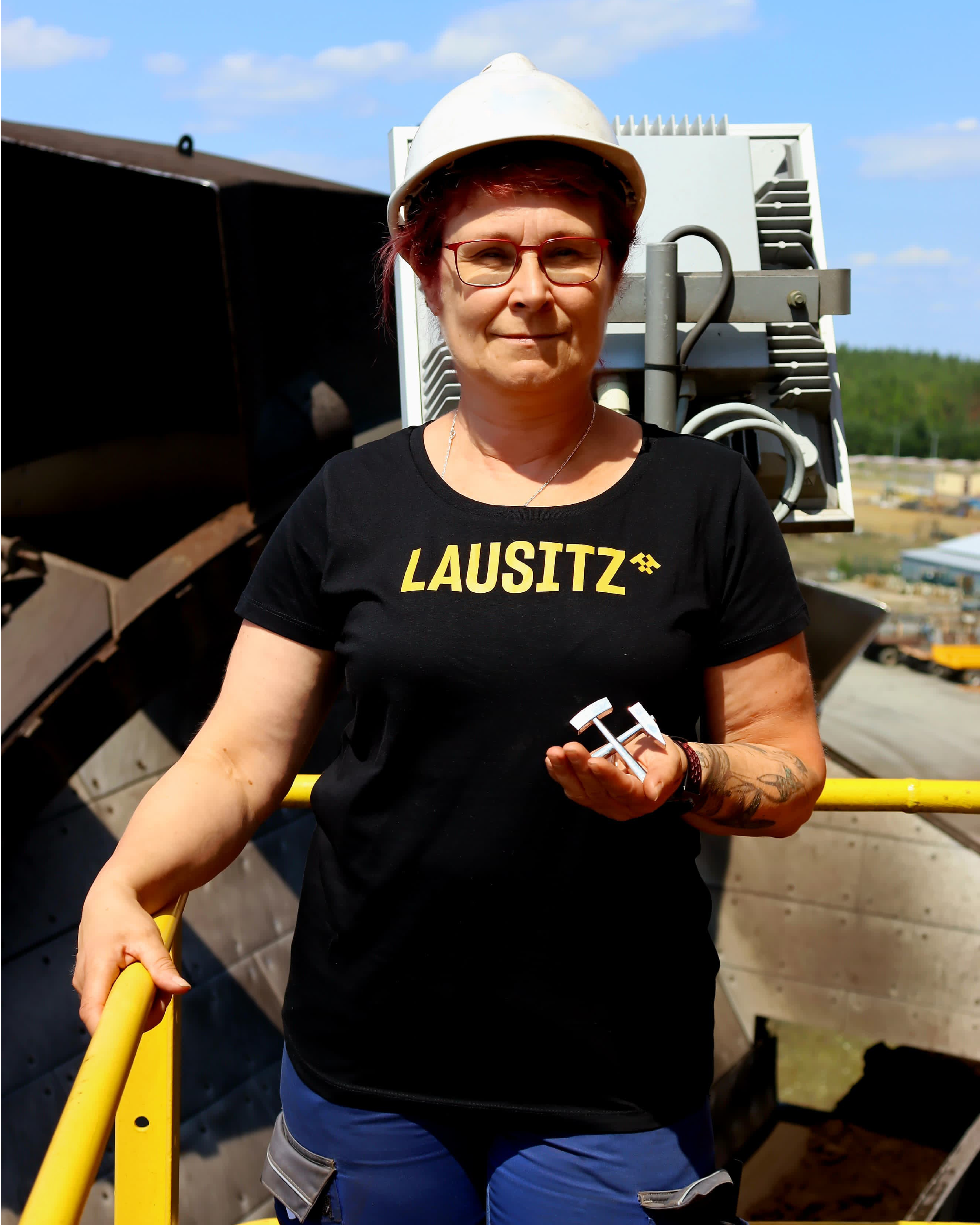 T-Shirt Damen LAUSITZ schwarz