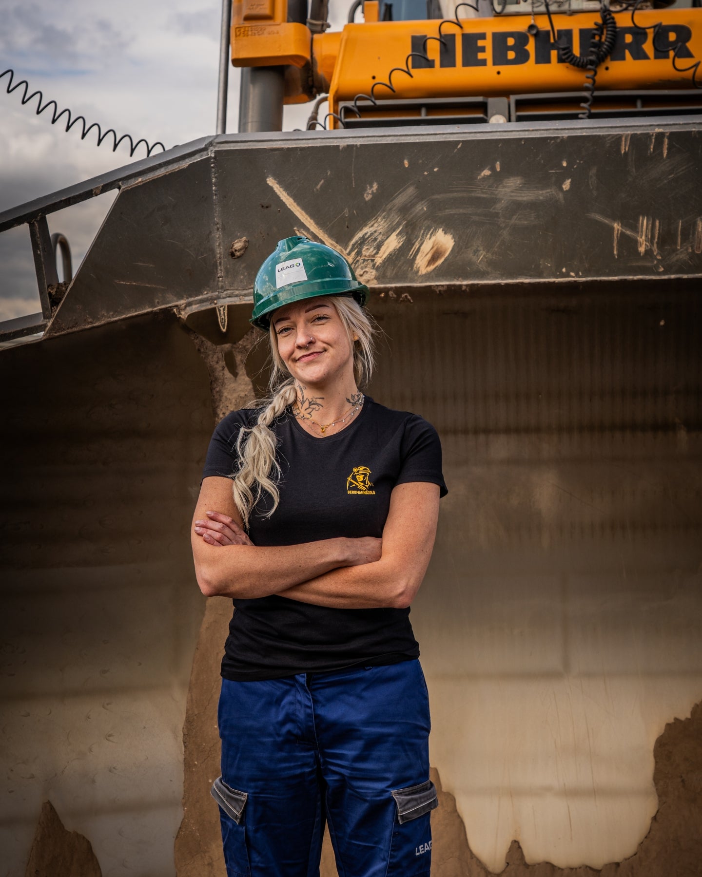 T-Shirt Damen KUMPELHERZ schwarz