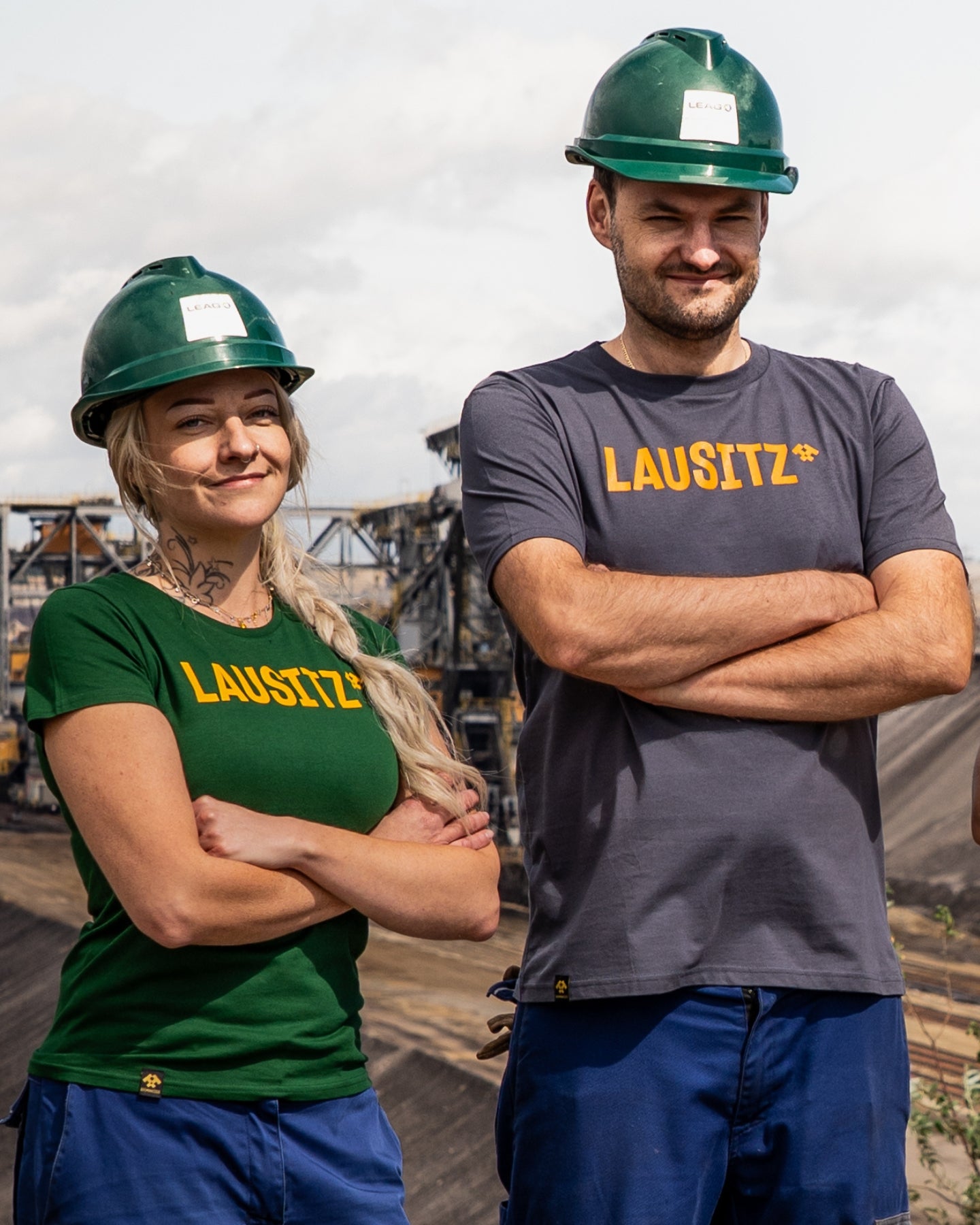 T-Shirt Damen LAUSITZ grün