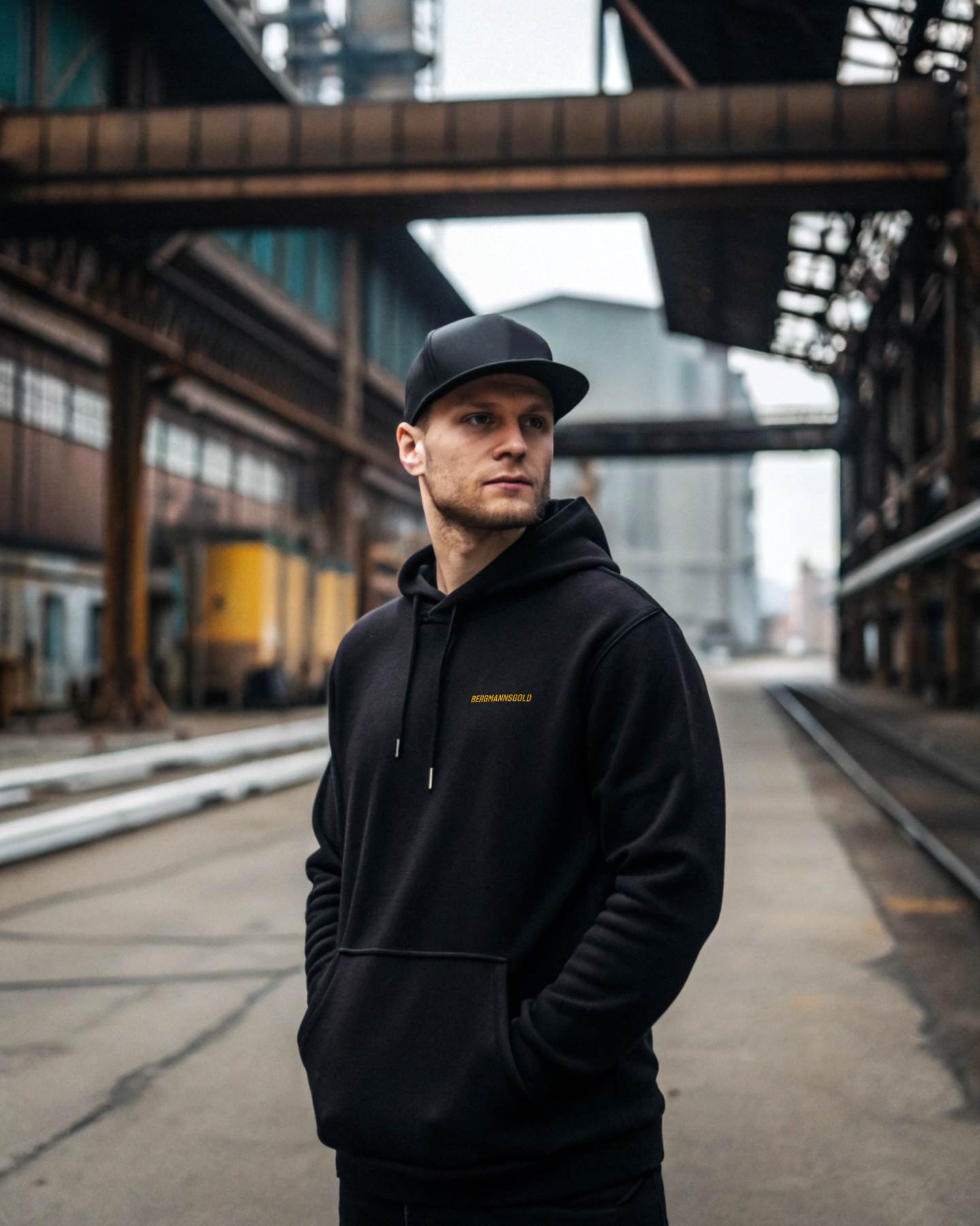 Hoodie MINING unisex schwarz