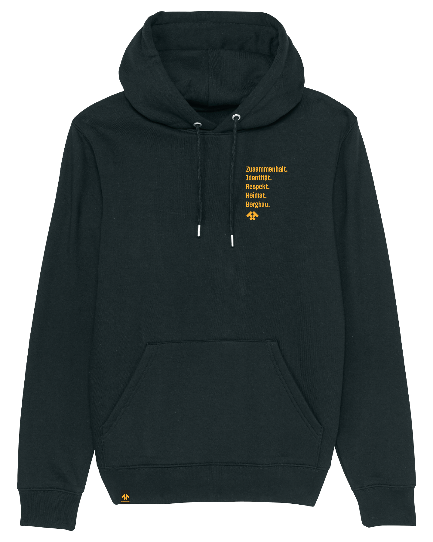 Hoodie WERTE schwarz