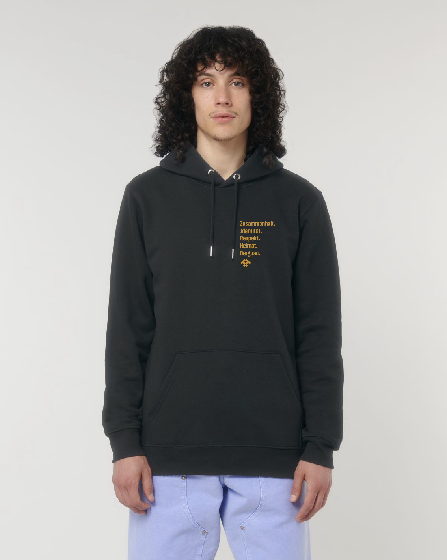Hoodie WERTE schwarz
