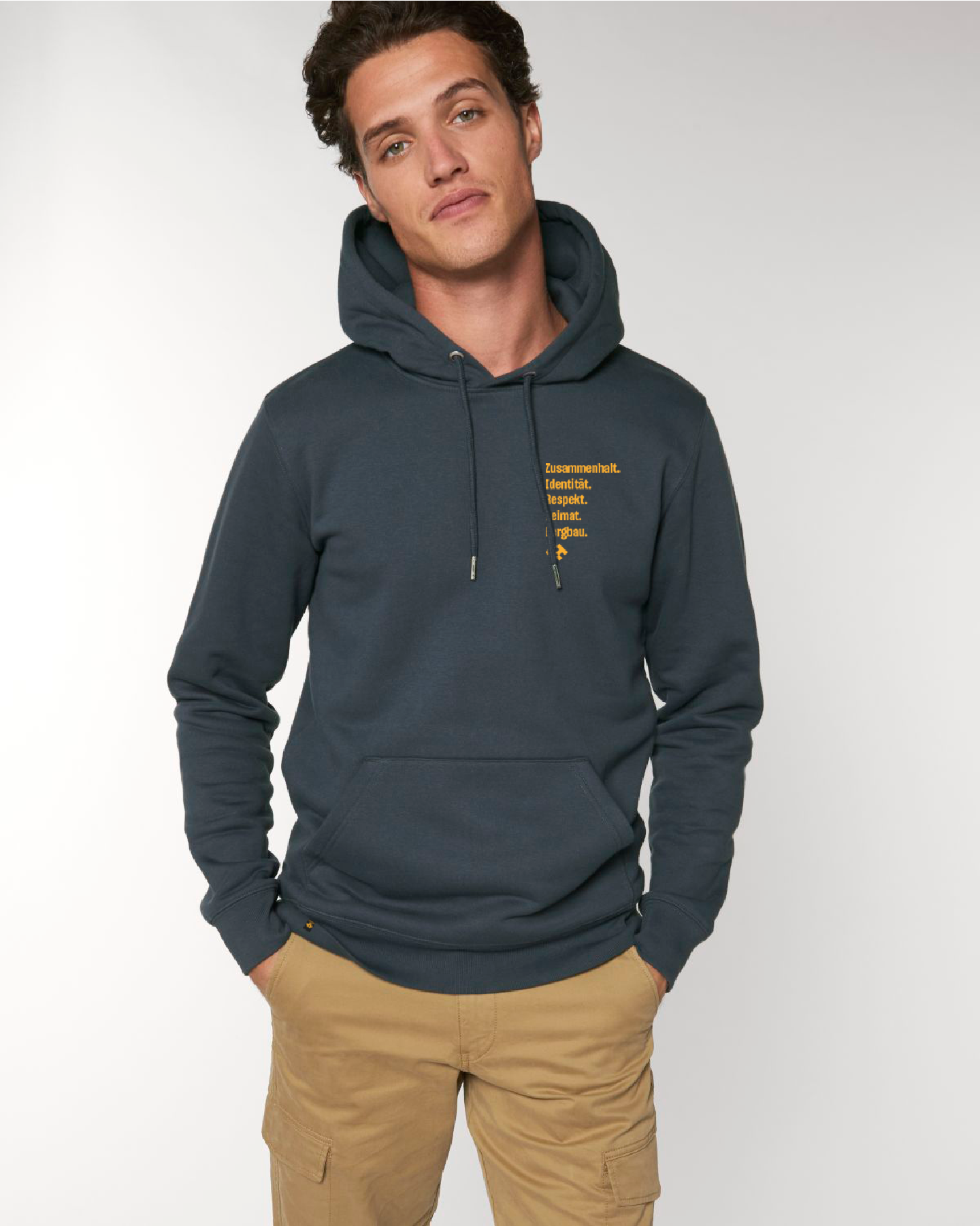 Hoodie WERTE grau