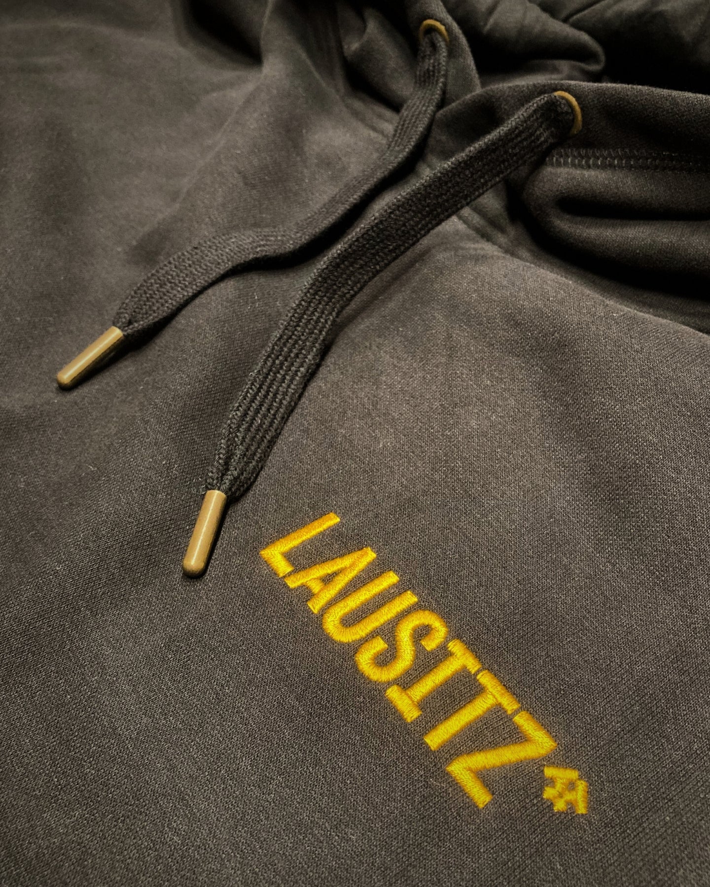 Hoodie LAUSITZ Stick schwarz