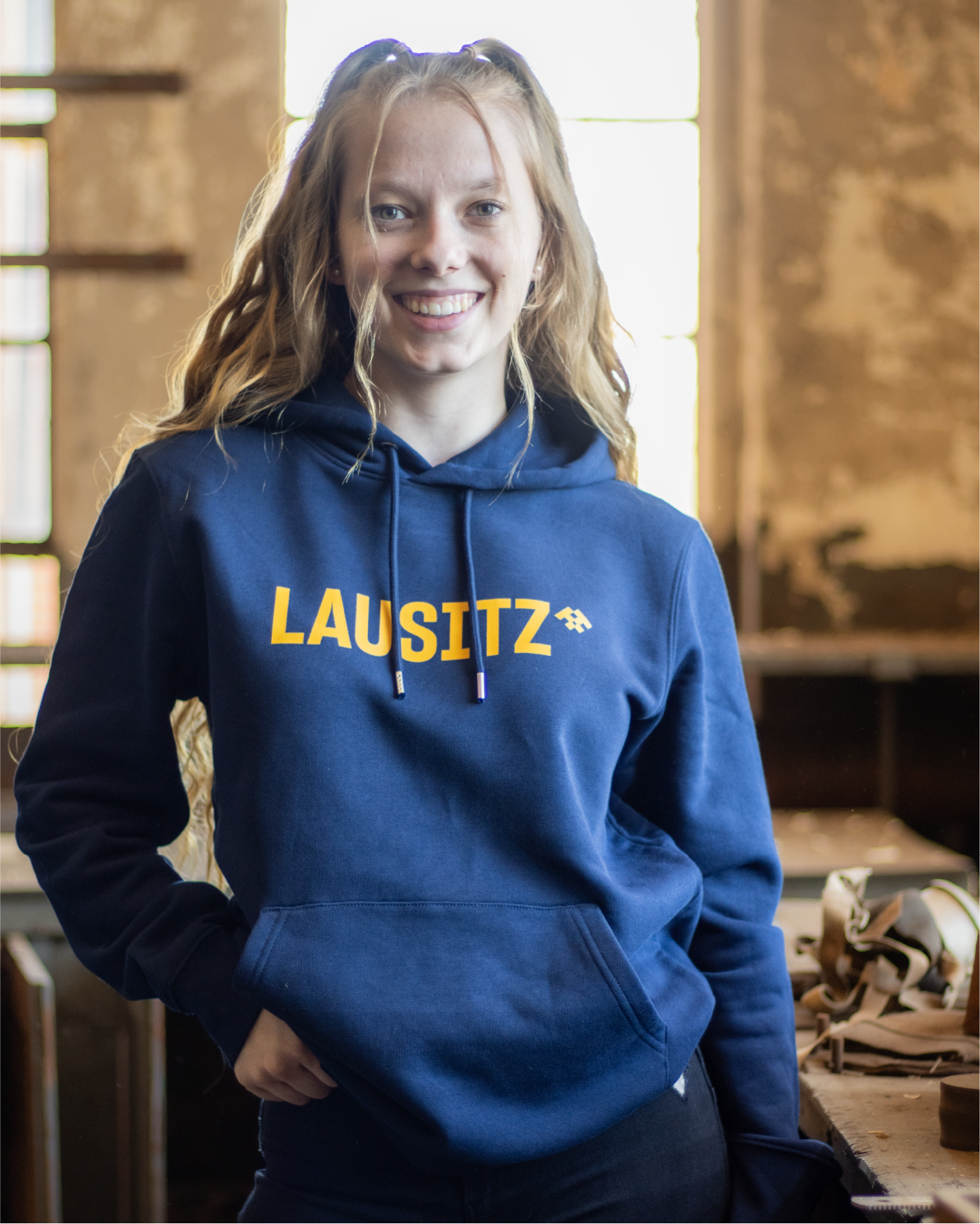 Hoodie LAUSITZ grau