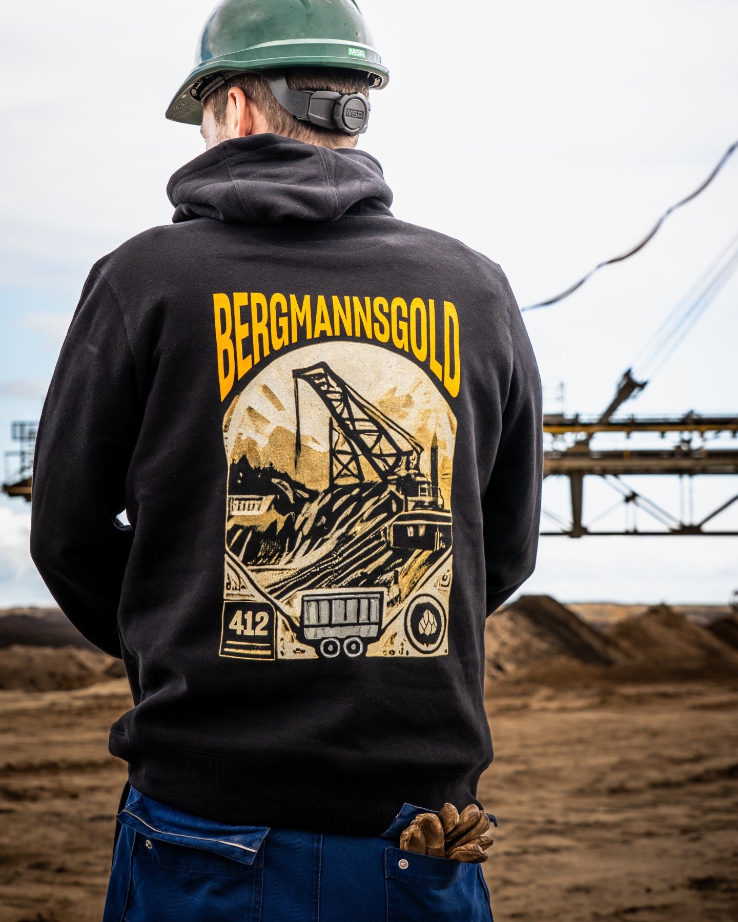 Hoodie NOSTALGIE unisex schwarz