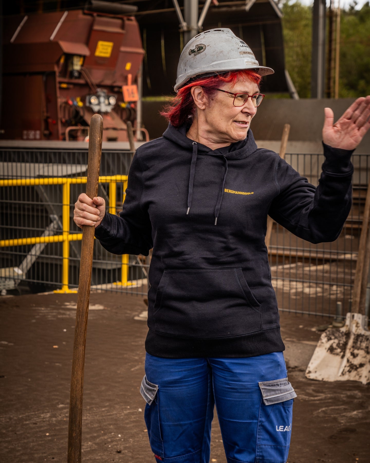 Hoodie STOLLEN unisex schwarz