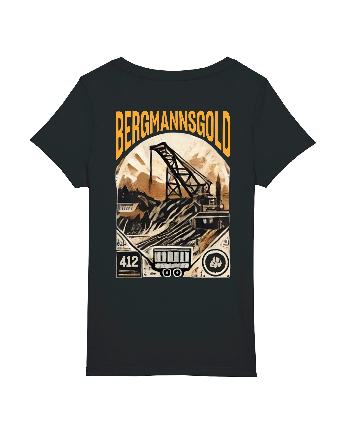T-Shirt Damen NOSTALGIE schwarz