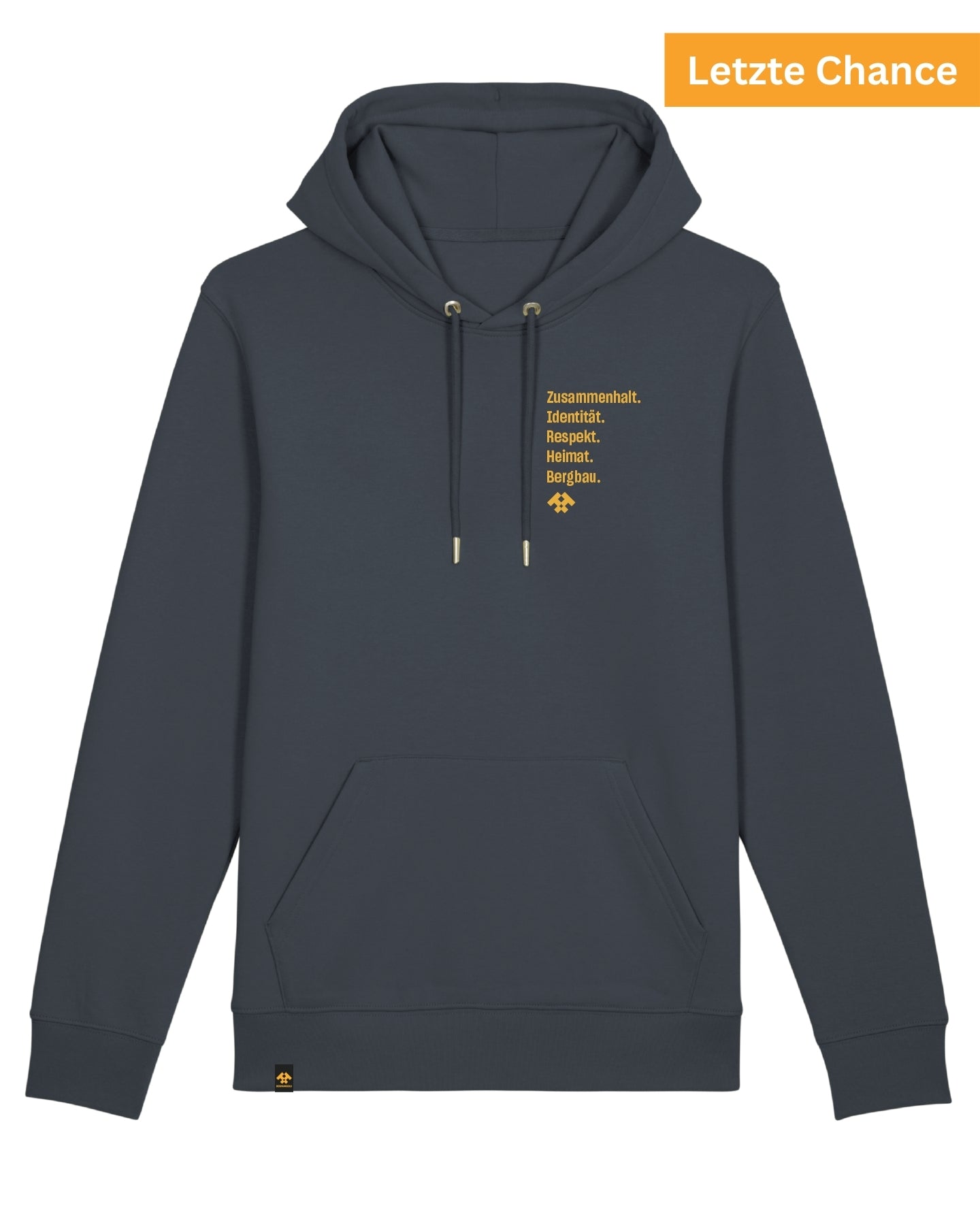 Hoodie WERTE grau unisex
