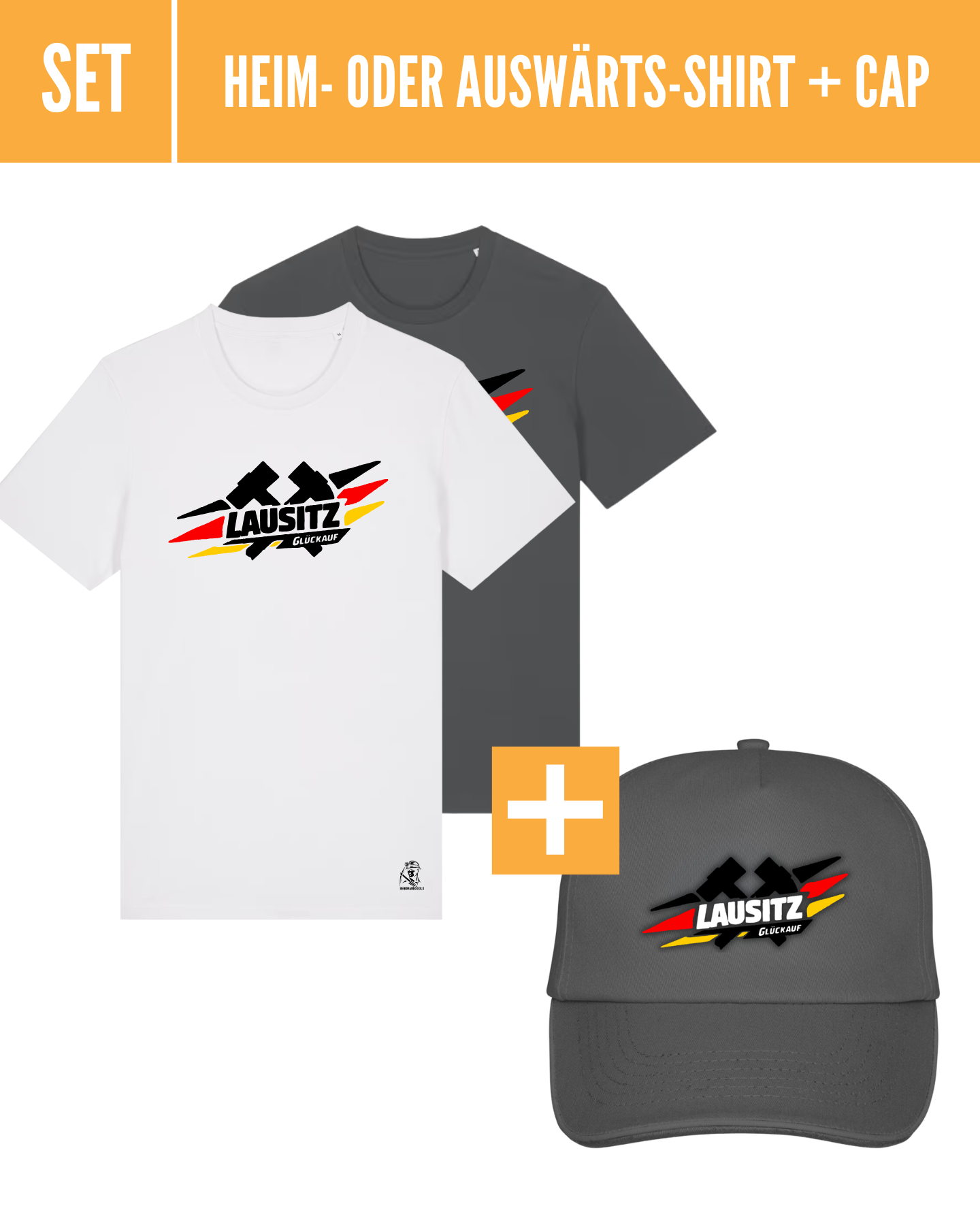 Set "Spieltag" LAUSITZER FUSSBALLSOMMER – Shirt + Cap
