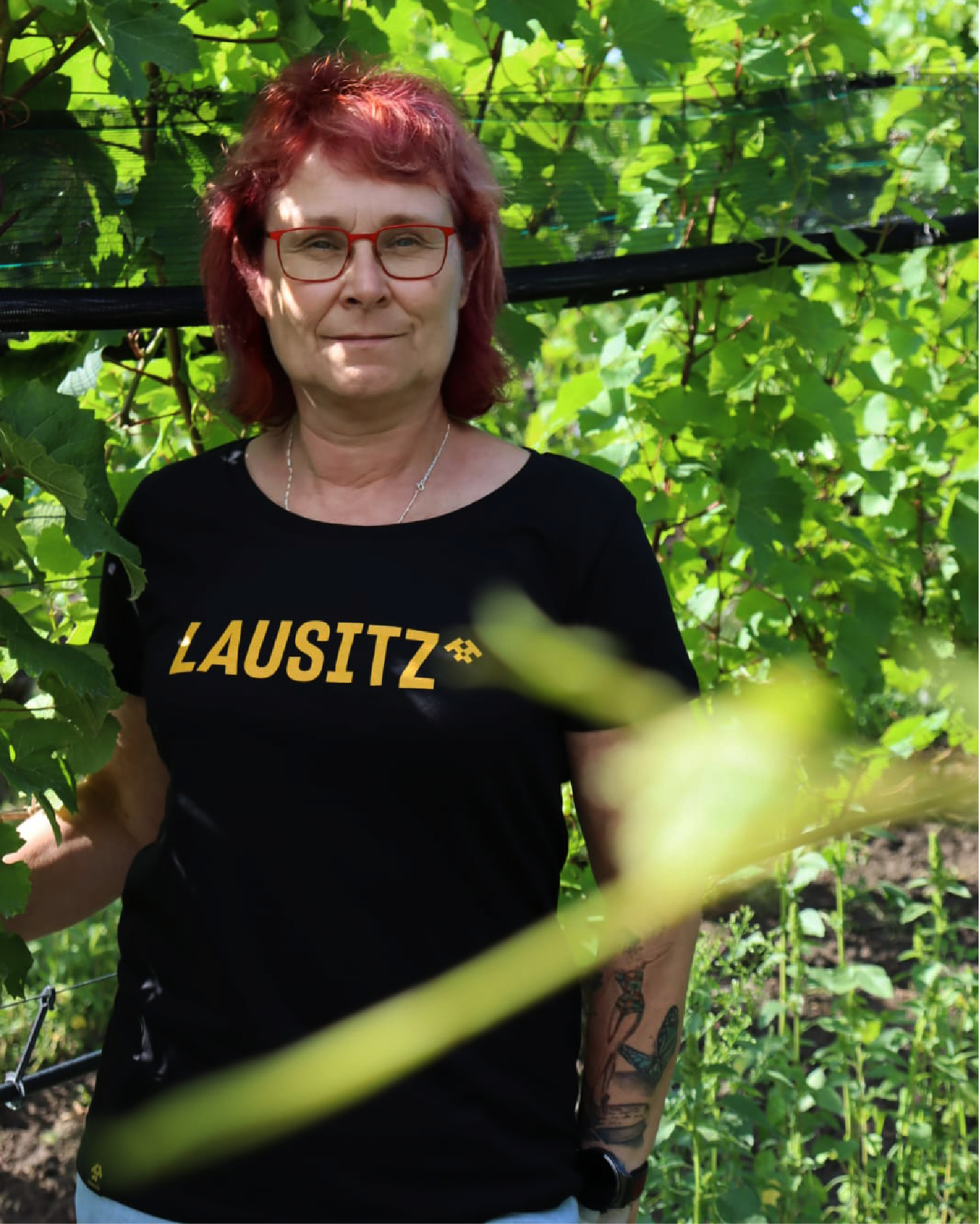 T-Shirt Damen LAUSITZ schwarz