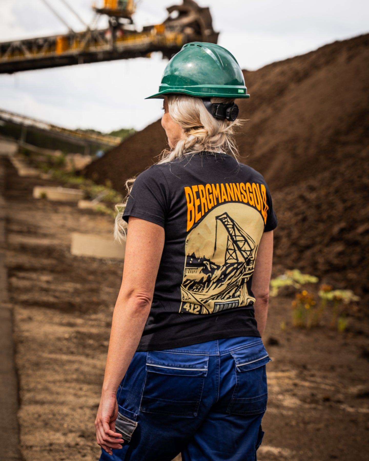 T-Shirt Damen NOSTALGIE schwarz