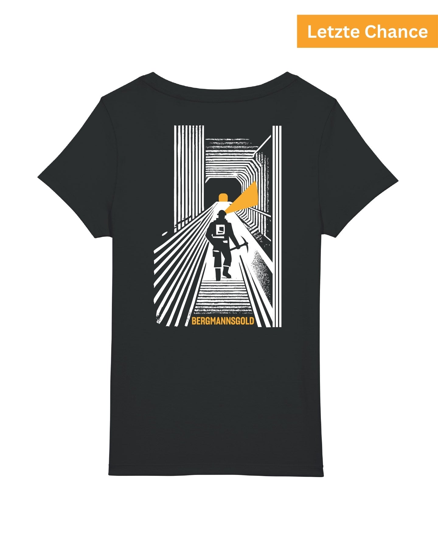 T-Shirt Damen STOLLEN schwarz