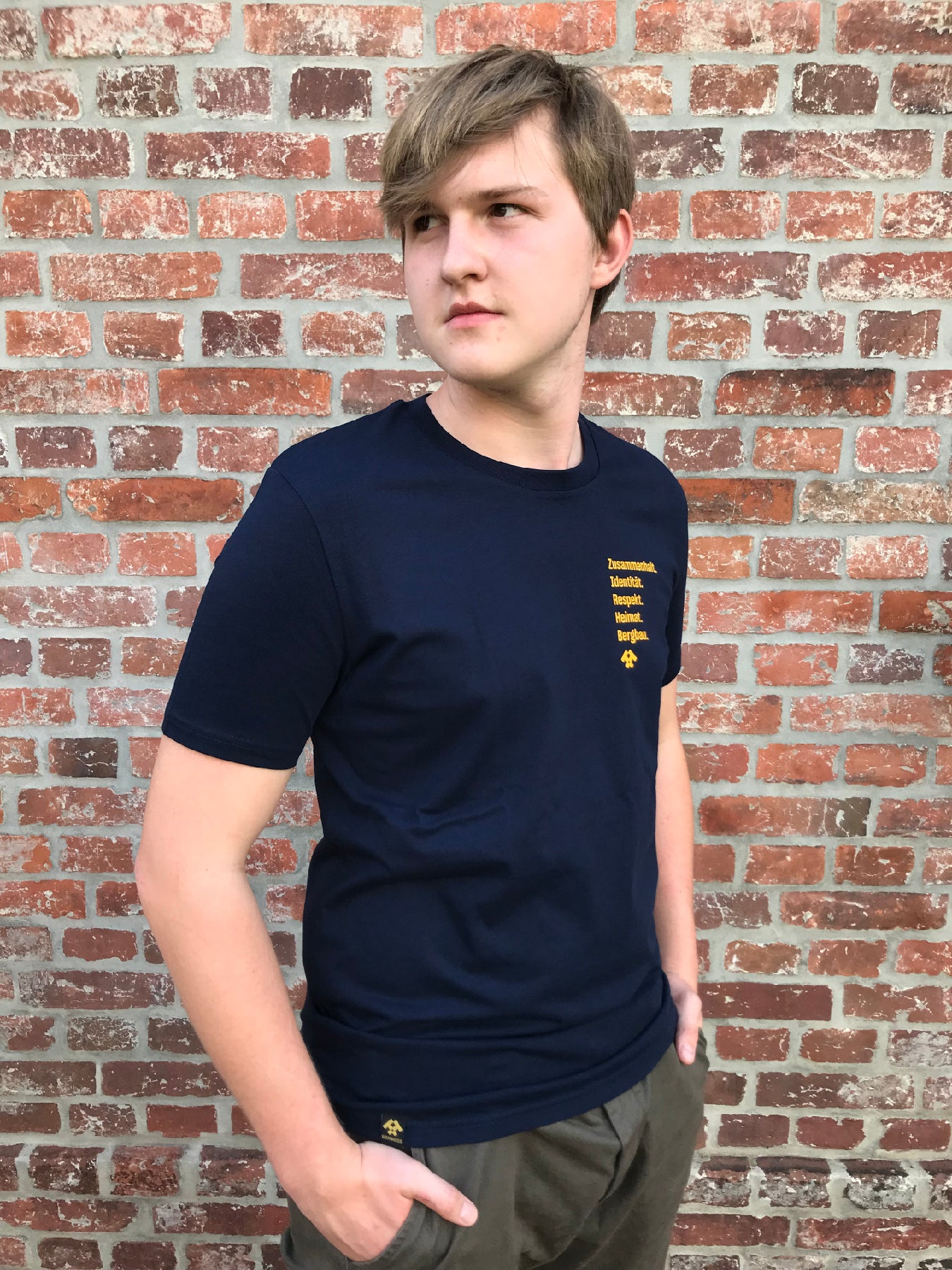 T-Shirt Herren WERTE blau